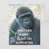 antihillary clinton briefkaart (Voorkant)