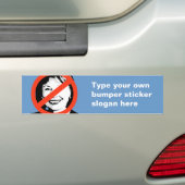 ANTIHOEK BUMPERSTICKER (Op auto)