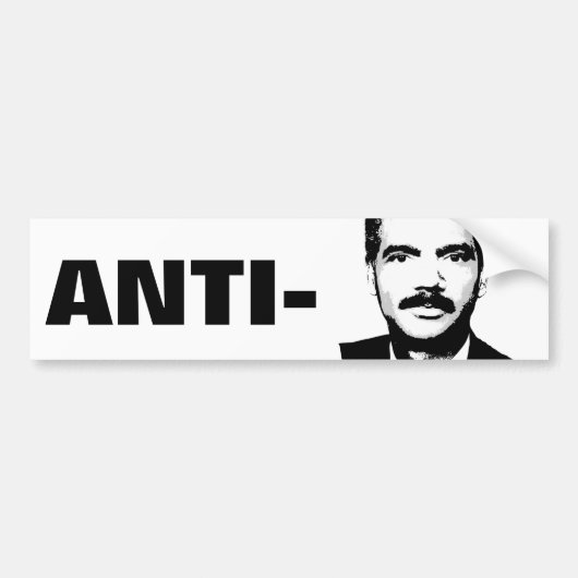 ANTIHOUDER: ANTI-Eric Holder Bumpersticker (Voorkant)