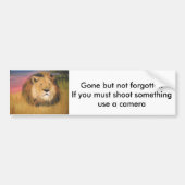 antijachtbunkersticker bumpersticker (Voorkant)