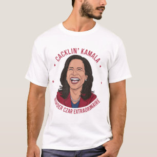 Antikamala Harris Politieke Cartoon T-shirt