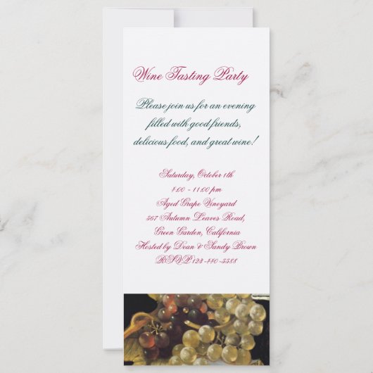 ANTIKE DRUIVENWIJNPROEVERIJ FEest VERSE ZEGELWAS Kaart (Achterkant)