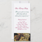 ANTIKE DRUIVENWIJNPROEVERIJ FEest WAX ZEGEL Kaart (Achterkant)