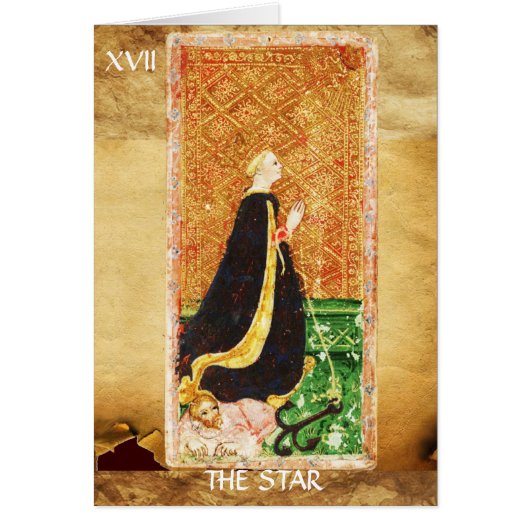 ANTIKE RENAISSANCE TAROTS 17 / DE STER (Voorkant)