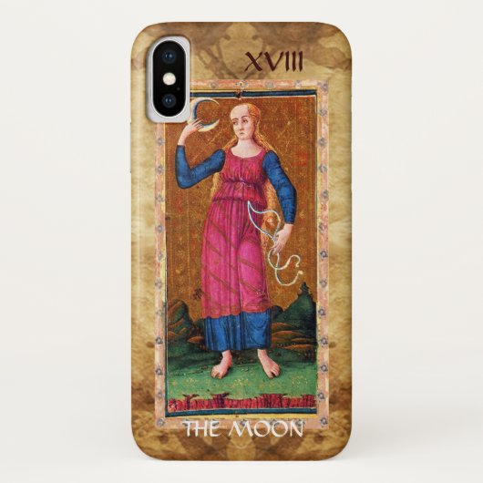 ANTIKE RENAISSANCE TAROTS 18 / DE MAAN Case-Mate iPhone CASE (Achterkant)