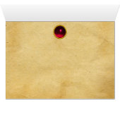 ANTIKE WIJNGAARD WIJNPROEVERIJ RODE WASMEEUWELZEGE (Binenzijde Horizontaal (Onderkant))