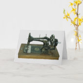 ANTIKEK NAaimachine VERJAARDAGSKAARTEN Kaart (Gele Bloem)