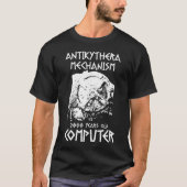 Antikythera mechanisme oude Griekse computer T-shirt (Voorkant)