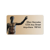 Antikythera Statue Etiket (Voorkant)