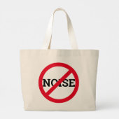 Antilawaai Grote Tote Bag (Achterkant)