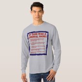 antiliberale politiek t - shirt aftellen 2 (Voorkant volledig)