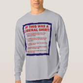 antiliberale politiek t - shirt aftellen 2 (Voorkant)