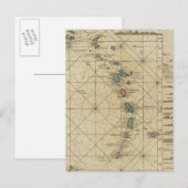 Antillen, Charibbee-eilanden Briefkaart (Voorkant / Achterkant)