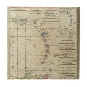 Antillen, Charibbee-eilanden Tegeltje