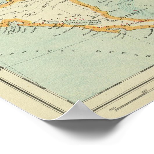 Antillen of West Indies Poster (Hoek)