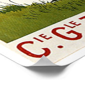 Antilles Central America  Shivel Travel Poster (Hoek)