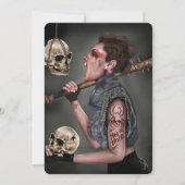 Antimainstream kerstkaart - Digitale kunst Punk (Voorkant)