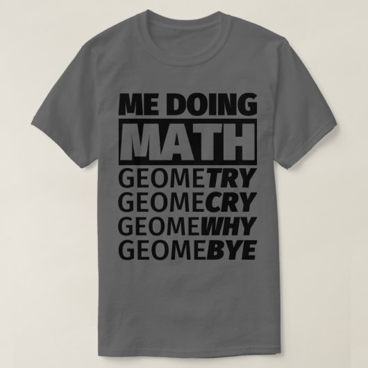 AntiMath I Hate Wiskunde School Mathematics NB T-shirt (Design voorkant)