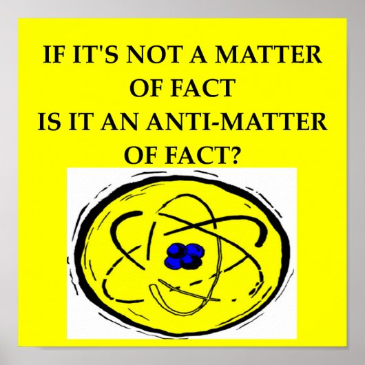 ANTIMATTER POSTER (Voorkant)
