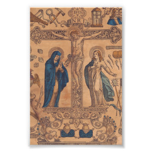 Antimins Eucharist symbool Foto Afdruk