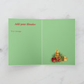 Antin Pieck Carol Singers Feestdagen Kaart (Binnen)