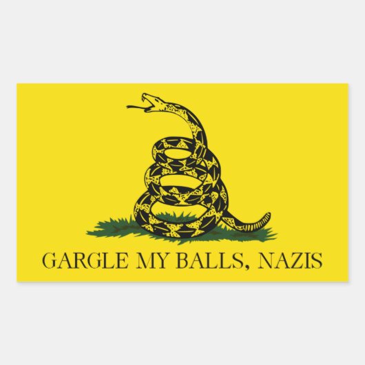 Antinazi sticker bumpersticker (Voorkant)