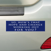 AntiObama-Bumpersticker Bumpersticker (Op auto)