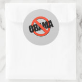 Antiobamanaam3 Ronde Sticker (Tas)