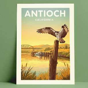 Antioch Californië van vroeger Briefkaart