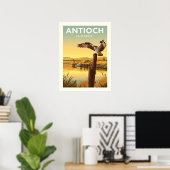 Antioch Californië vintage Poster (Thuiskantoor)