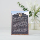 Antioch, Nebraska historische marker Briefkaart (Staand voorkant)