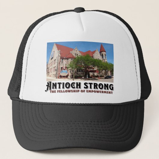 Antioch Strong Trucker Hat Pet (Voorkant)