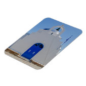 Antiparos Blue and White Chapel Magneet (Linkerzijde)