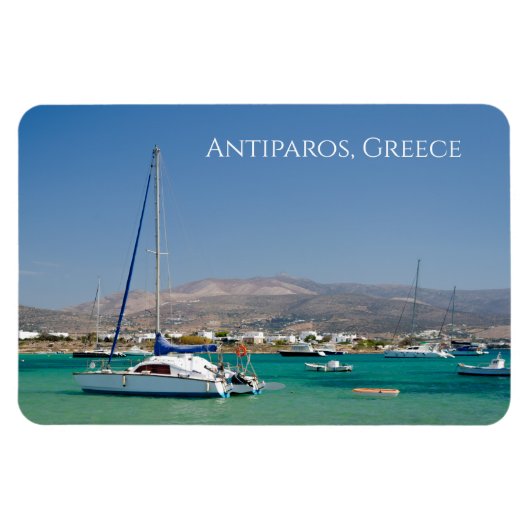 Antiparos Boten Grieks Eiland Magneet (Horizontaal)