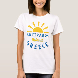 Antiparos eiland, Griekenland - Zonneschijn Dames T-shirt