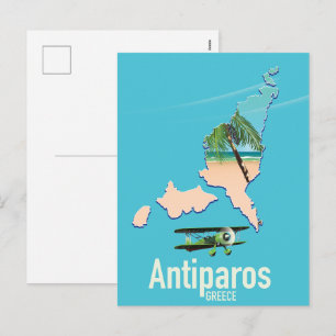 Antiparos Griekenland reis kaart