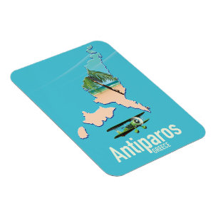 Antiparos Griekenland reis kaart Magneet