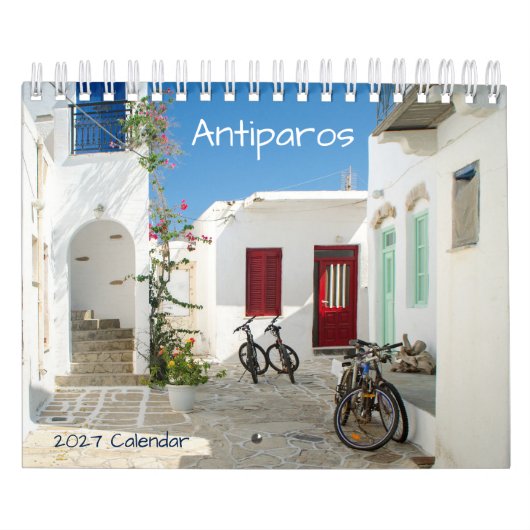 Antiparos Grieks Eiland Foto Kalendar 2027 Kalender (Hoes)