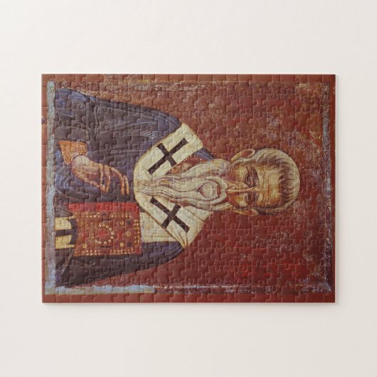 Antipas van Pergamum Orthodox Christelijk Icoon Legpuzzel (Horizontaal)