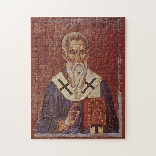 Antipas van Pergamum Orthodox Christelijk Icoon Legpuzzel (Verticaal)