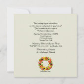 Antipasto Wreath Luncheon Invitation Kaart (Achterkant)