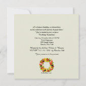 Antipasto Wreath Luncheon Invitation Kaart (Achterkant)