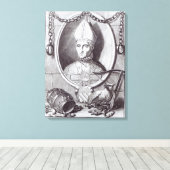Antipaus John XXIII, 1713 Canvas Afdruk (Insitu (Houten vloer))