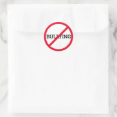 Antipesten Ronde Sticker (Tas)