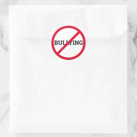 Antipesten Ronde Sticker (Tas)