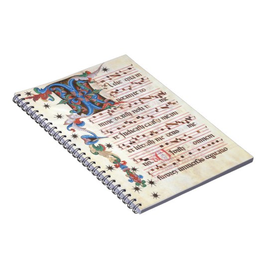 Antiphon Gregoriant Chant Medieval Manuscript Notitieboek (Rechterzijde)