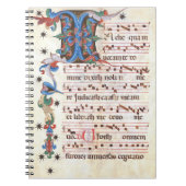 Antiphon Gregoriant Chant Medieval Manuscript Notitieboek (Voorkant)