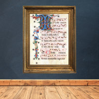 Antiphon Gregoriant Chant Medieval Manuscript