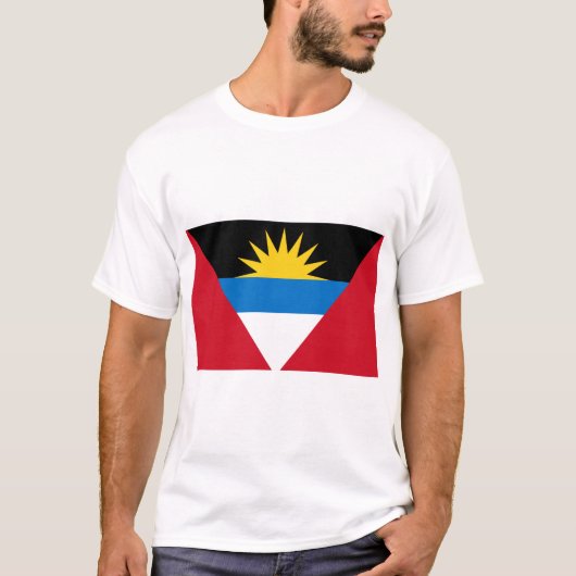 Antiqua en Barbuda Flag T-shirt (Voorkant)