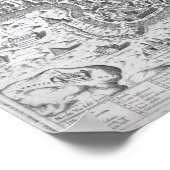 Antiquae Urbis Perfecta Imago, Map of Rome Poster (Hoek)